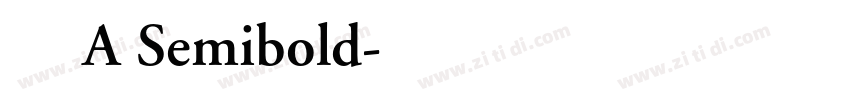 华康金刚黑A Semibold字体转换
